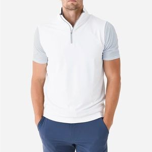 NWT Men's Peter Millar Galway
Performance Quarter Zip Vest size 3XL